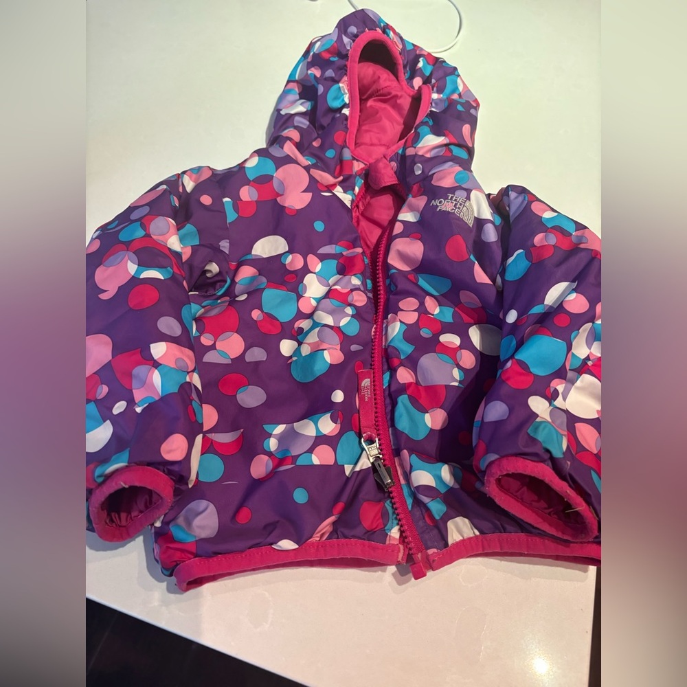 3t girls reversible jacket north face